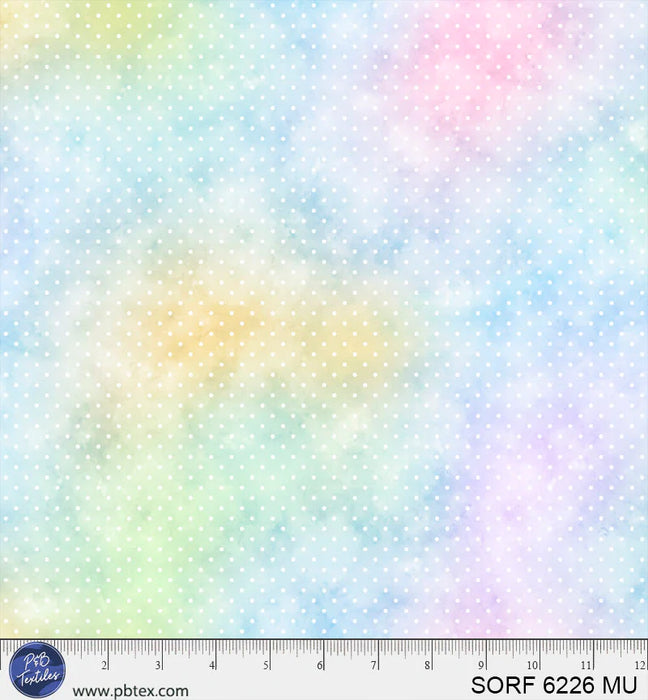 Sorbet Flannel - Pin Dots Pastel