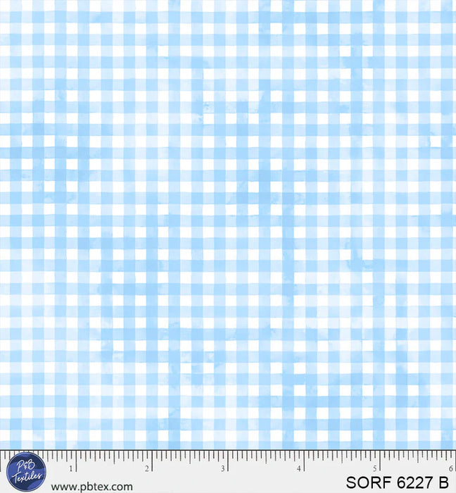 Sorbet Flannel - Gingham Blue