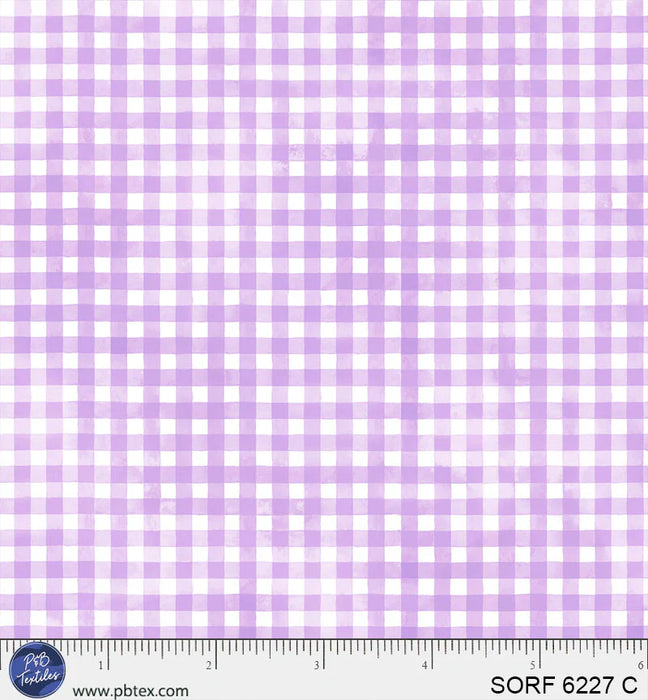 Sorbet Flannel - Gingham Purple