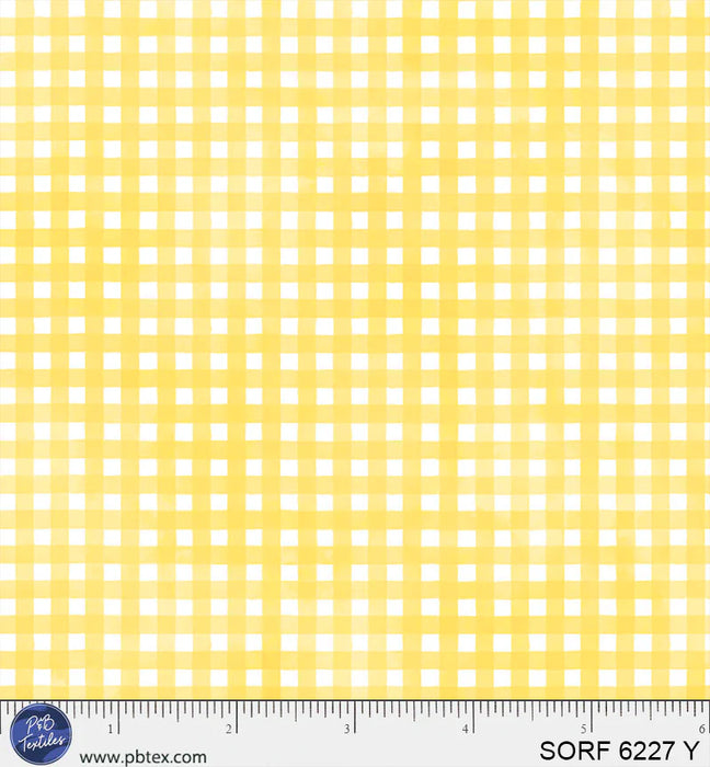 Sorbet Flannel - Gingham Yellow