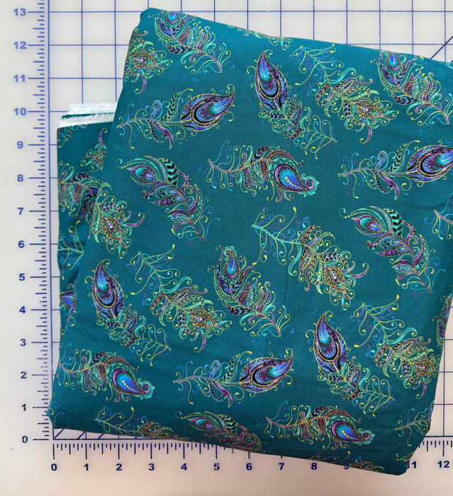 Peacock Fantasy 108" 3-1/4 Yard Piece