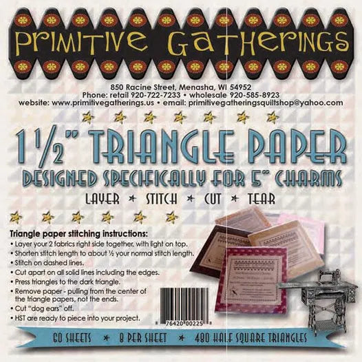 1-1/2" Triangle Paper