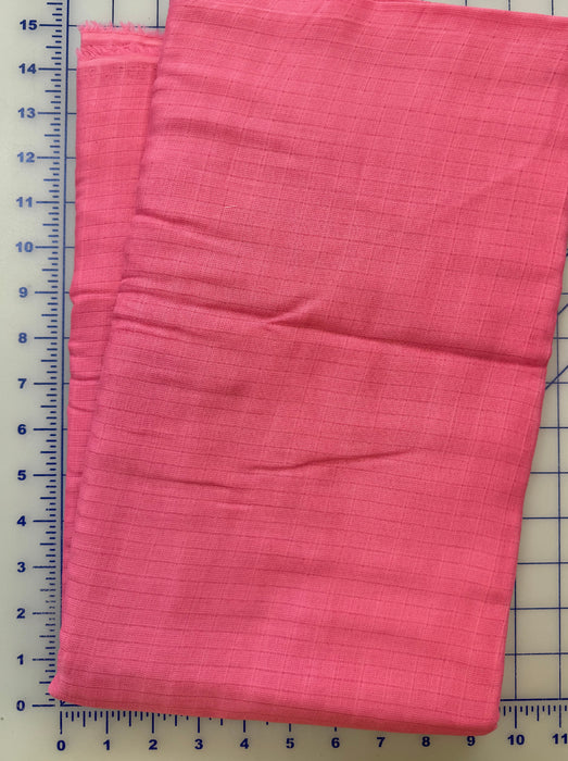 Pink Solid 56/58" Double Gauze 3 Yard Piece