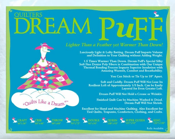Quilter's Dream Puff Batting Queen