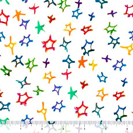 Delightful Dreams - Small Stars White