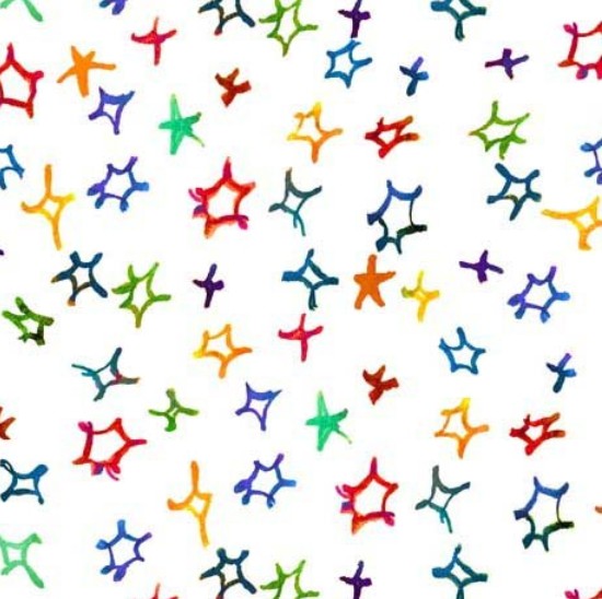 Delightful Dreams - Small Stars White