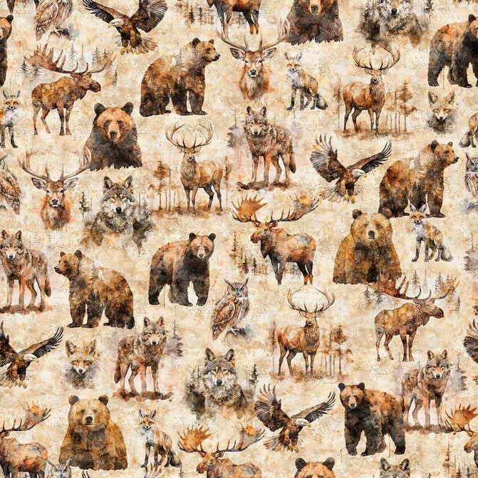 Mountain Splendor - Lodge Animal Tan