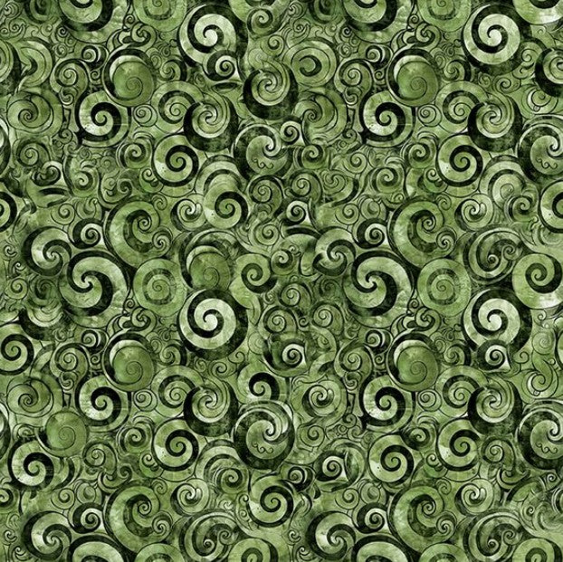 Mountain Splendor - Scroll Geo Evergreen
