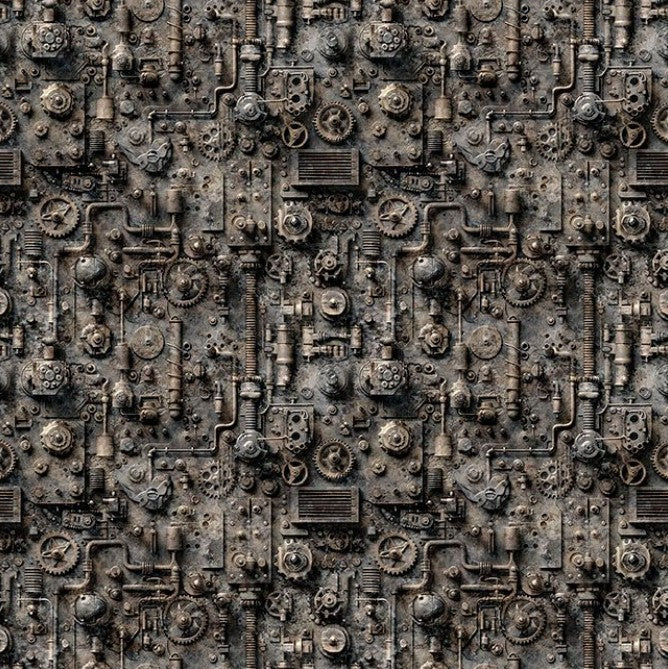 Steam & Steel - Train Mechanical Charcoal