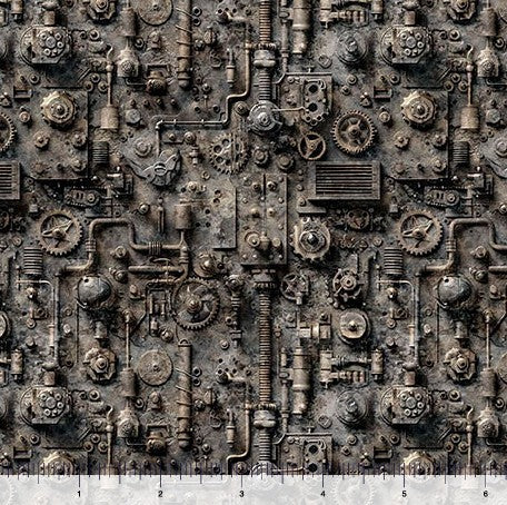Steam & Steel - Train Mechanical Charcoal