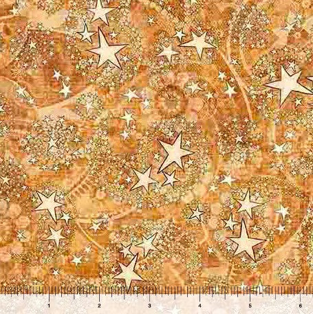 1776 - Paisley & Stars Lt. Amber