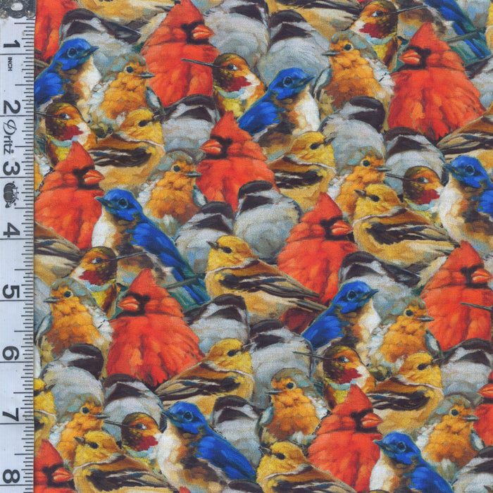 Joyful Garden - Packed Birds Multi