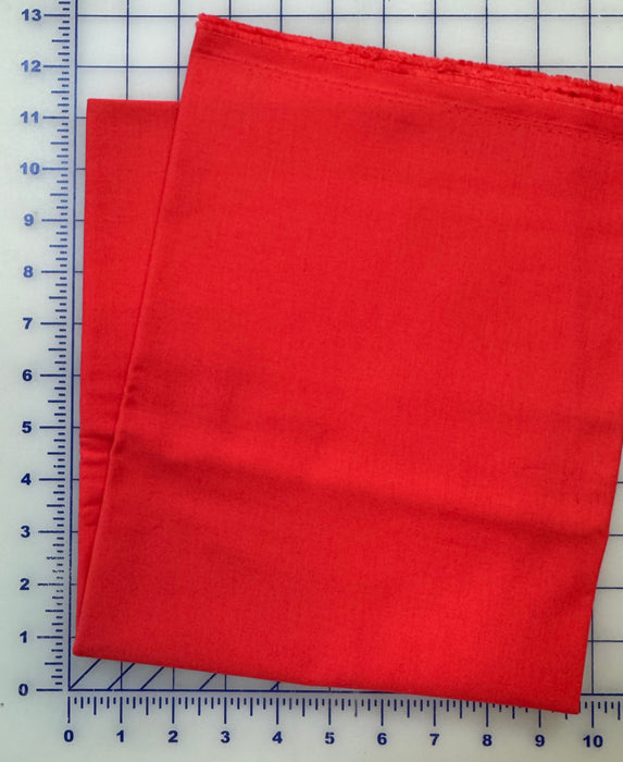 Tomatoey Red Solid 1 Yard Piece