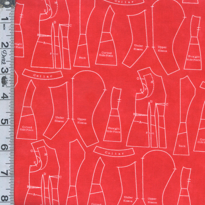 Red Hot - Clothing Patterns Red