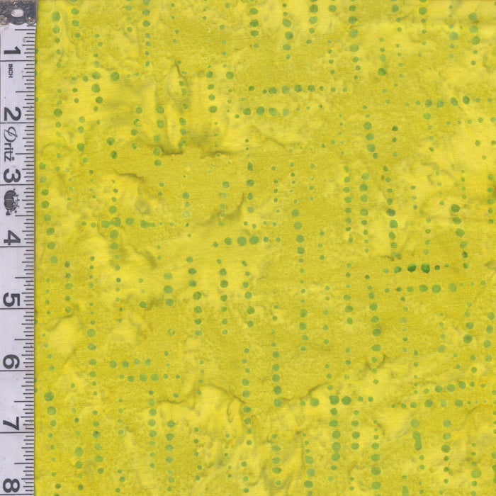 Elementals Batiks - Dots Kiwi