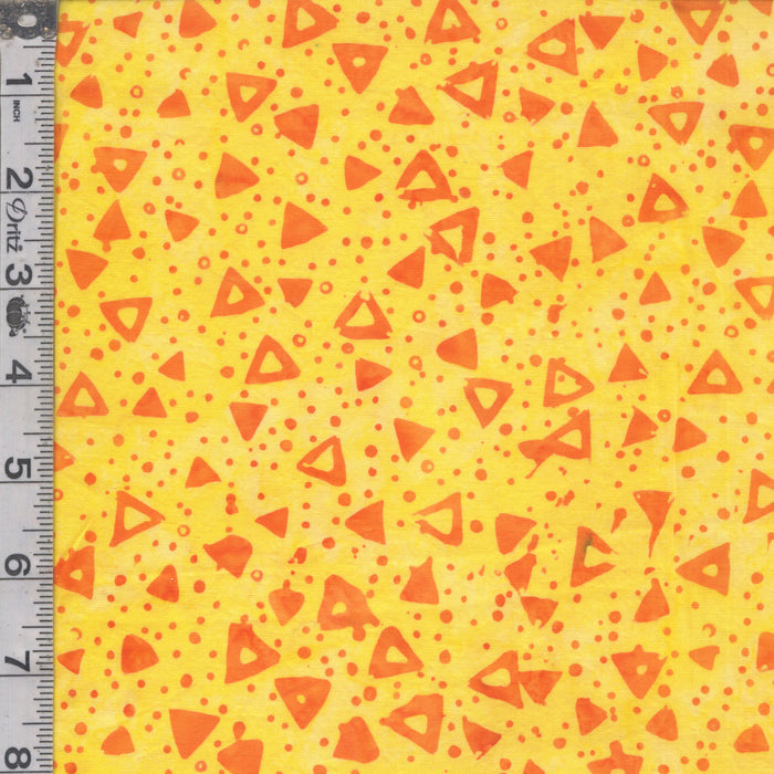 Elementals Batiks - Triangles Clementine