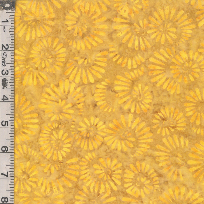 Elementals Batiks - Ammonites Saffron