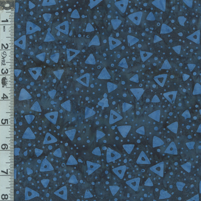 Elementals Batiks - Triangles Pacific