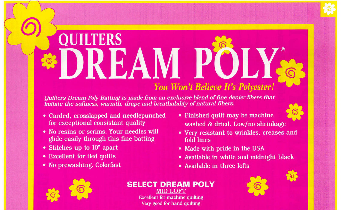Quilter's Dream Poly Select Batting White Double