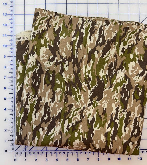 Sevenberry Camo Earth 4-1/2 Yard Piece