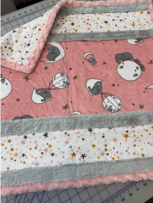 Pink Moon Cuddle Quilt