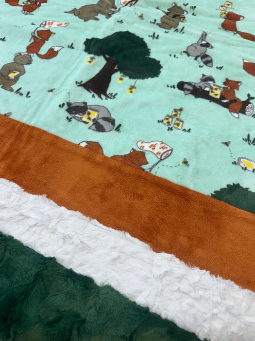 Woodland Animals Forest Cuddle Quilt