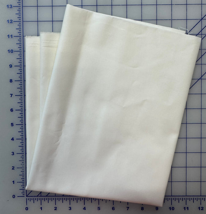 Snow Solid 1-3/8 Yard Piece