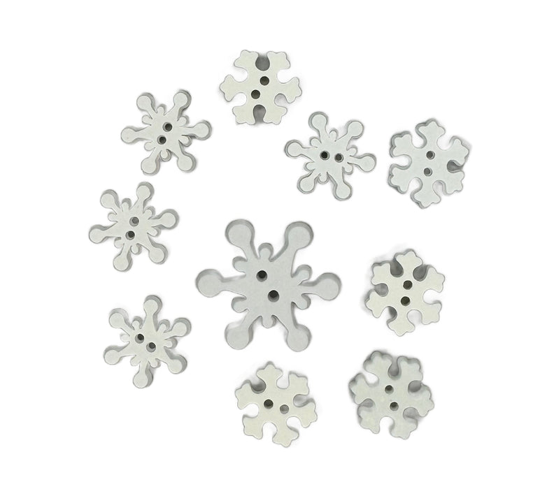 Snowflake Buttons - 10