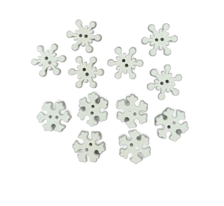 Snowflake Buttons - 12