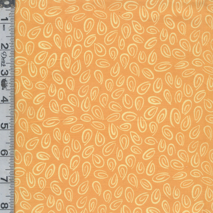 Swirls - Orange 16" Remnant