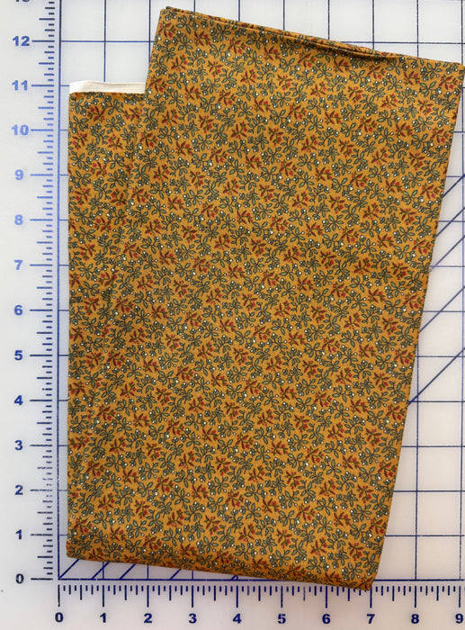 House & Garden Vines Tan 7/8 Yard Piece