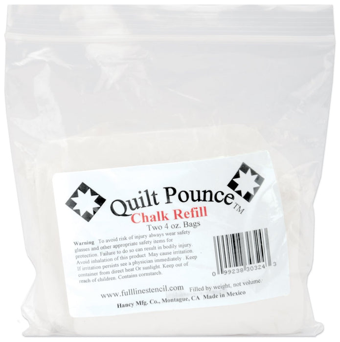 Quilt Pounce White Chalk Refill 8 oz.