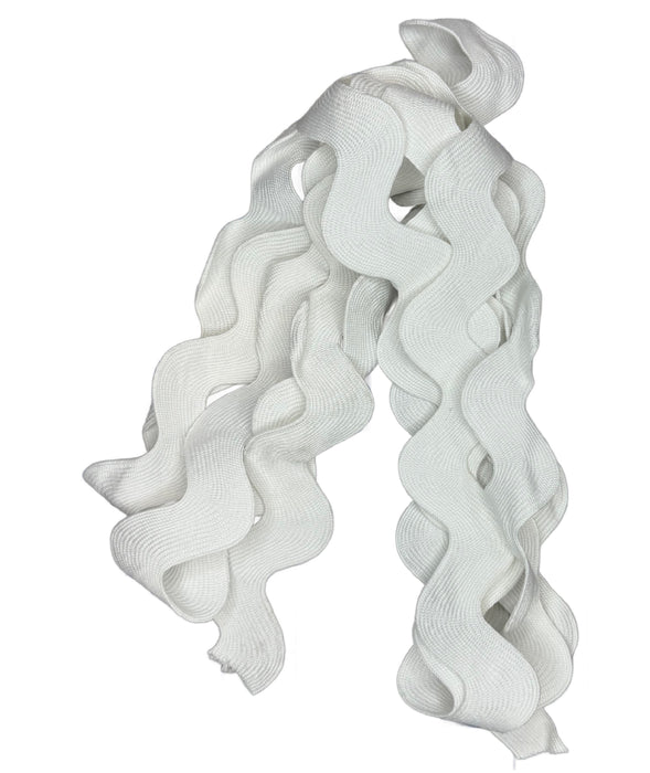 White 1-3/8" Ric Rac 2-1/2 Yard Piece