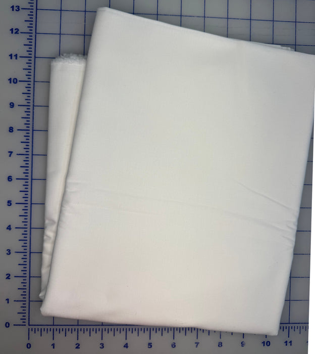 White Solid 3 Yard Piece