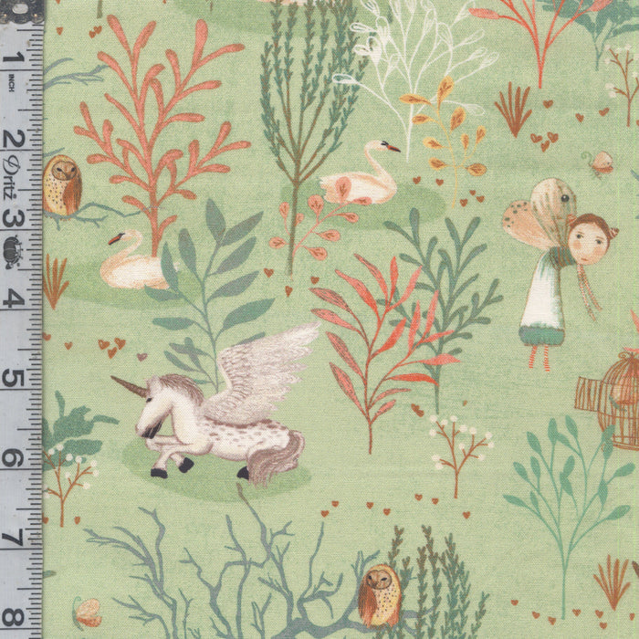 Forest Fairies - Enchanted Light Green
