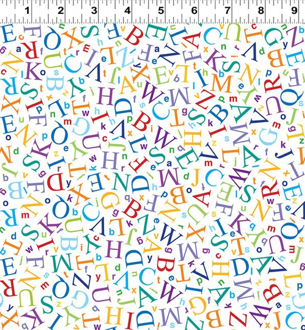 Amazing Alphabet - Letters White