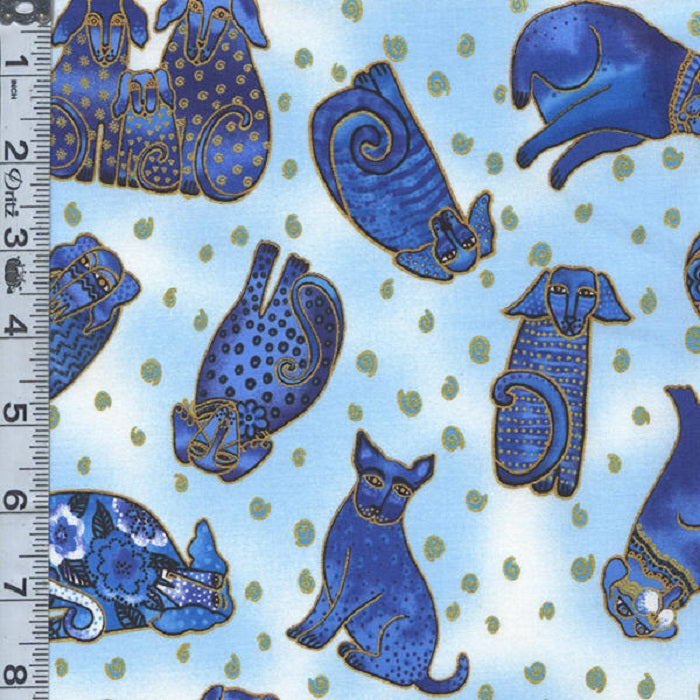 Kindred Canines Metallic - Toss Royal Blue