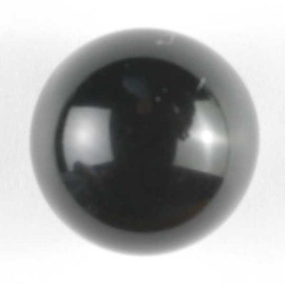 Half Ball Button 18mm - Black