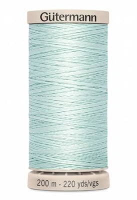 Cotton Hand Quilting Thread 100% Wax Finish Cotton - Aqua Mist
