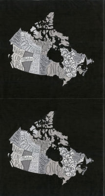 Metropolis Canada Map Panel - Iron