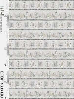 Ethereal Forest - Forest Animal Stripe Multi/Light Titanium