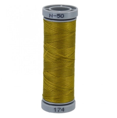 Presencia 50 wt. 3 Ply Cotton Sewing Thread - Medium Seaweed