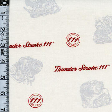 Indian Motorcycle Digital Print - Cream