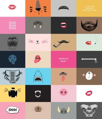 Masquerade Panel - Creative Mouths Multi