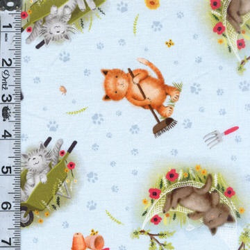 Catnip Garden Digital Print - Sky