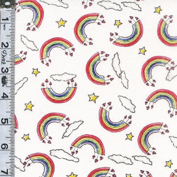 Sweet World - Rainbows White