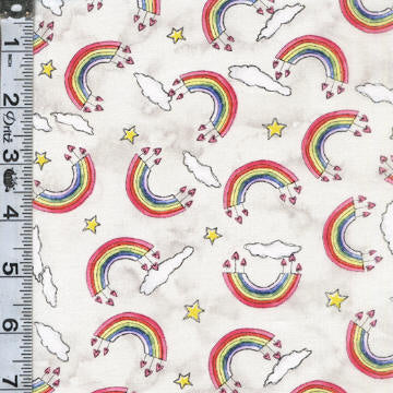 Sweet World - Rainbows Gray
